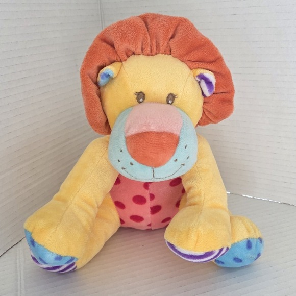 Chosun Other - Chosun Plush Lion Rattle Crinkle Sensory Baby Multicolor Stuffed Animal Toy 8"